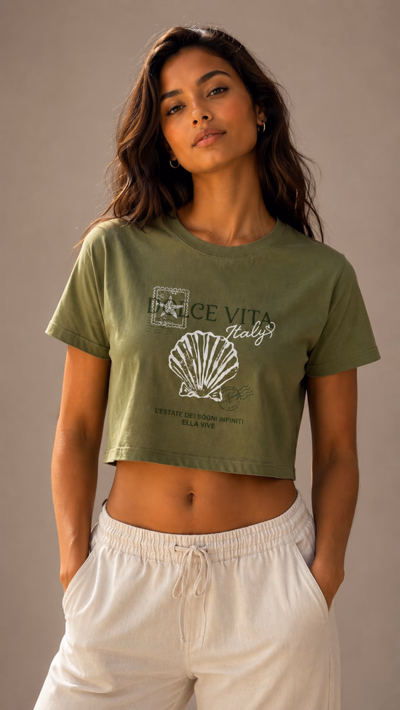 CROPPED MEIA MALHA ESTAMPA SORTIDAS