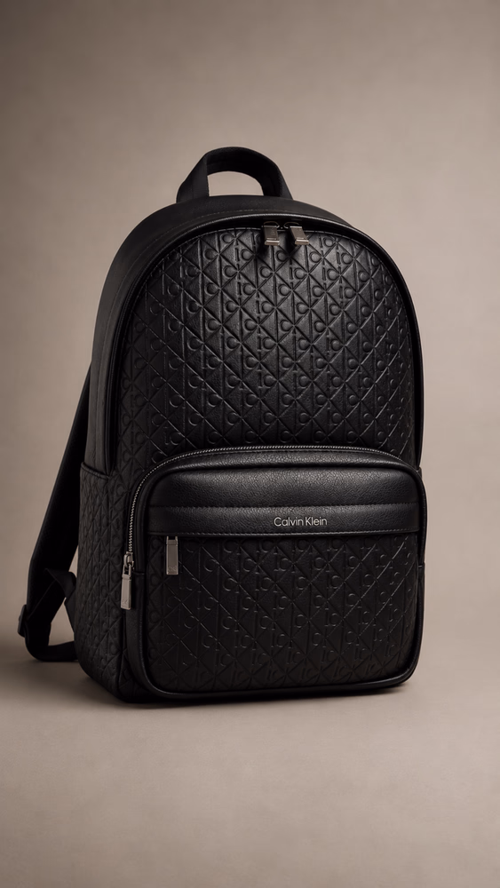 MOCHILA CK MONOGRAMA AOP RELEVO